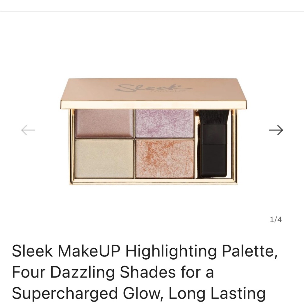 Sleek MakeUP Radiant Highlighter Palette